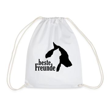 Chien Chat Meilleurs Amis Fidèle Compagnon Compagnon - Sac de sport léger - blanc - Devant