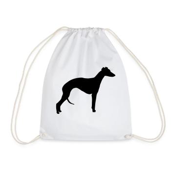Whippet - Drawstring Bag - white - Front