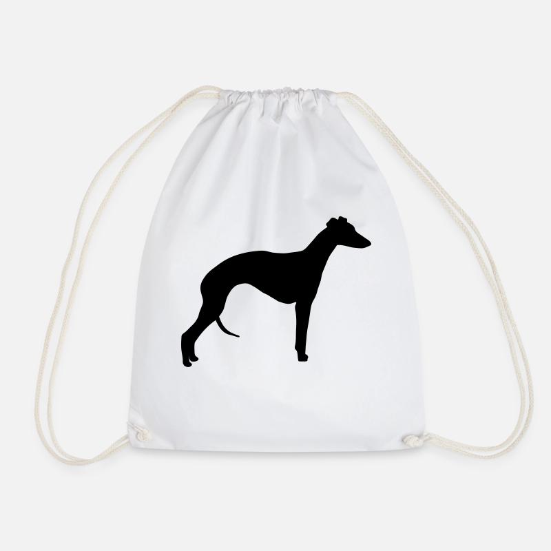 Whippet - Turnbeutel - Weiß
