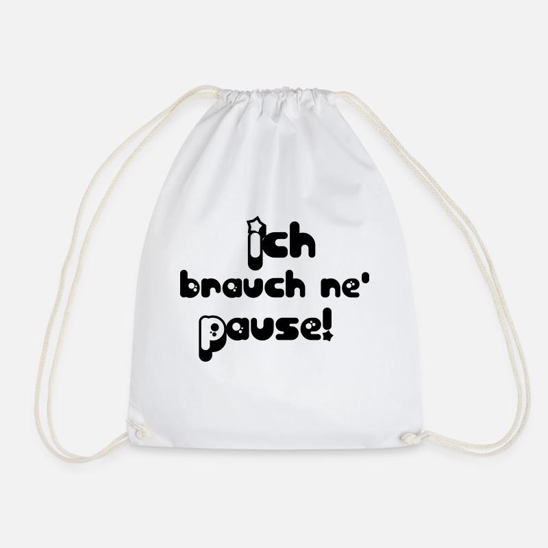 Pause - Turnbeutel - Weiß