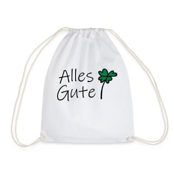 Alles Gute - Turnbeutel - Weiß - Vorne