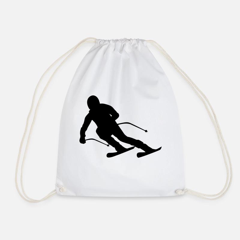 Skiing tribal - Sac de sport léger - blanc