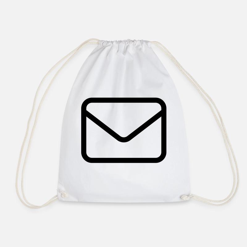 E-Mail Briefumschlag - Turnbeutel - Weiß