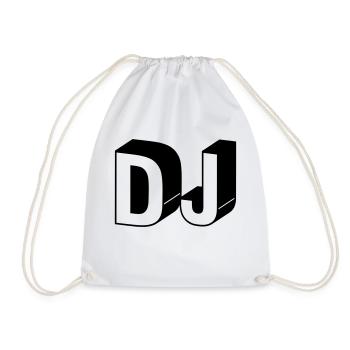 DJ - Turnbeutel - Weiß - Vorne