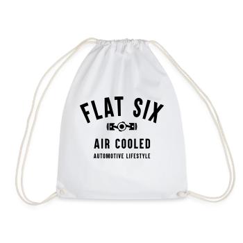 flatsix aircooled - Turnbeutel - Weiß - Vorne