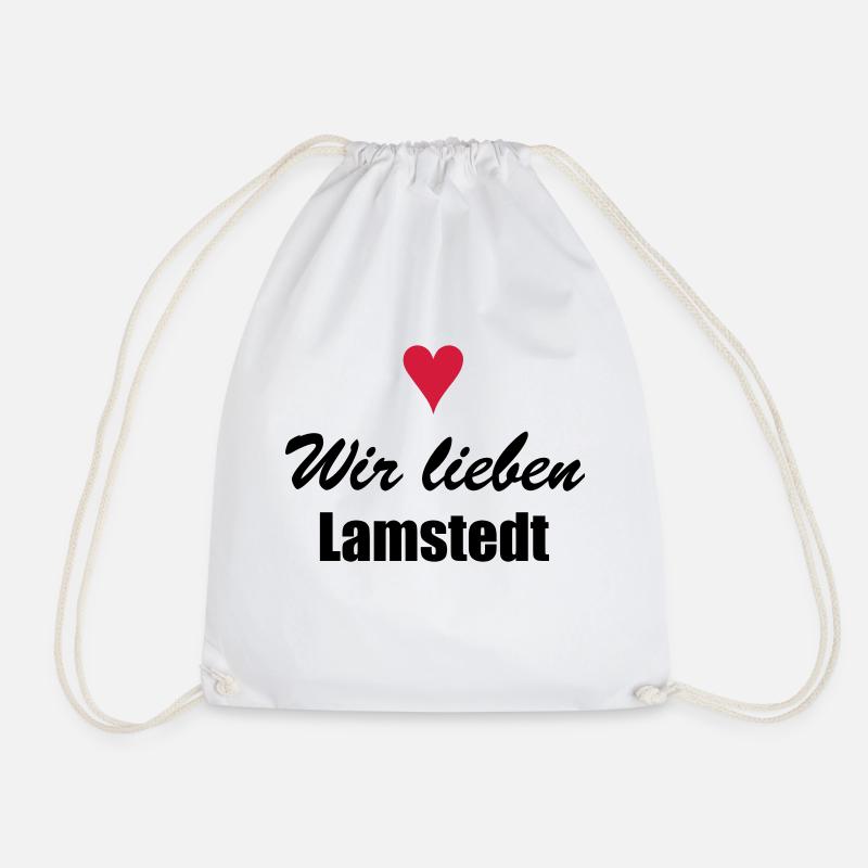 Lamstedt Herz - Turnbeutel - Weiß