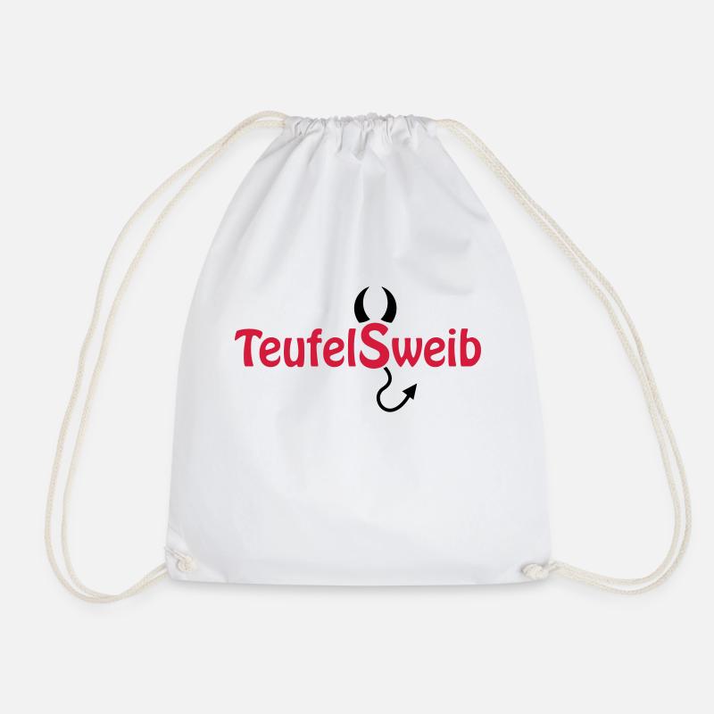 Teufelsweib - Turnbeutel - Weiß