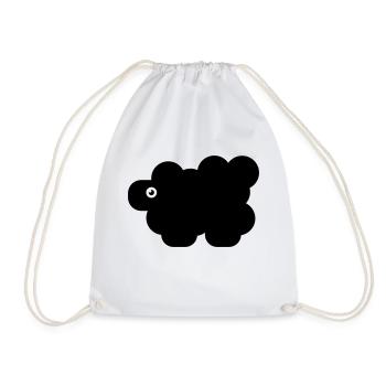 A Black Sheep - Drawstring Bag - white - Front