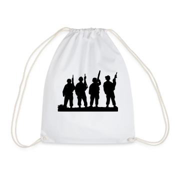 Veterans Day - Drawstring Bag - white - Front