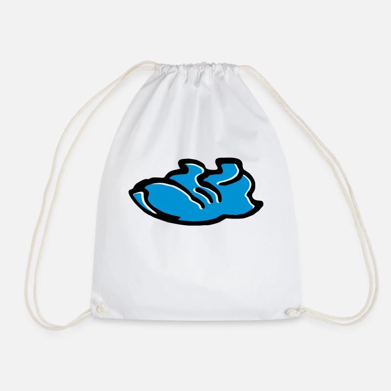 Sneaker - Drawstring Bag - white