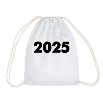 2025 - Turnbeutel - Weiß - Vorne