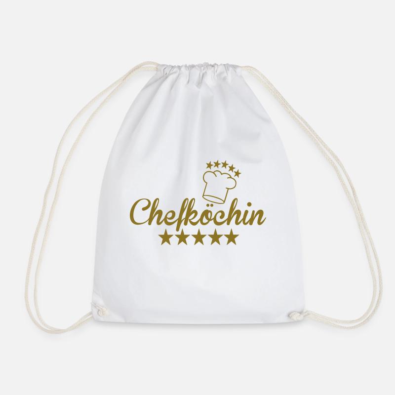 Chefköchin - Turnbeutel - Weiß