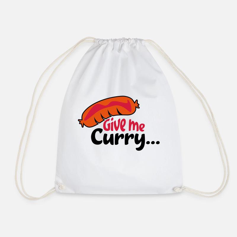 currywurst - Turnbeutel - Weiß
