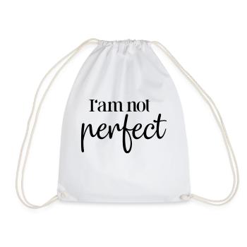 I' am not perfect - Turnbeutel - Weiß - Vorne