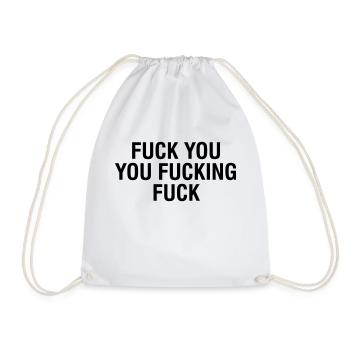 BAISE Tu la baise - Sac de sport léger - blanc - Devant