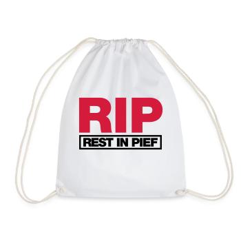 REPOS À PIEF (R.I.P.) - Sac de sport léger - blanc - Devant