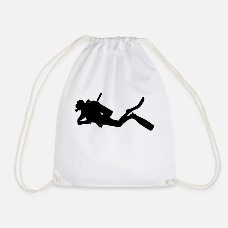 plongeur - Sac de sport léger - blanc