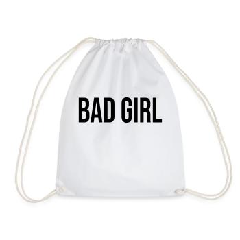 Bad Girl - Turnbeutel - Weiß - Vorne