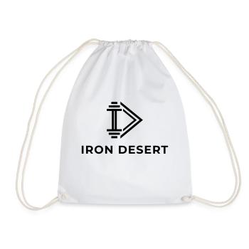 Iron Desert Logo - Turnbeutel - Weiß - Vorne