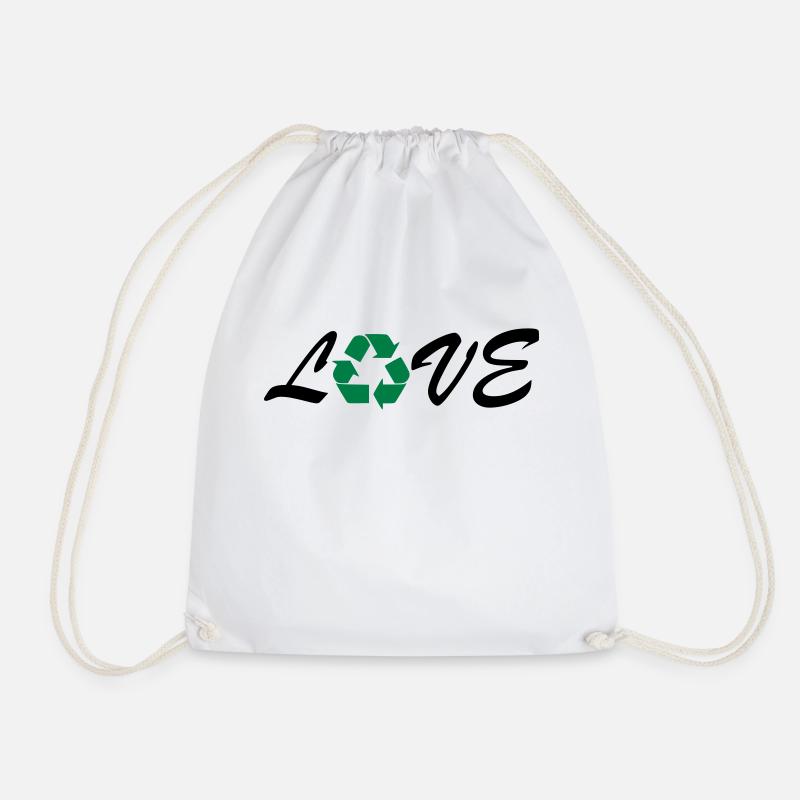 recycling - Turnbeutel - Weiß