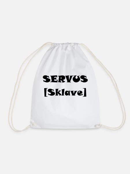 Sklave - Turnbeutel - Weiß