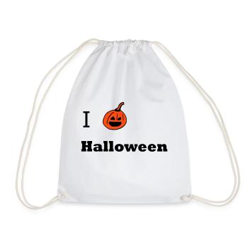 I love Halloween - Turnbeutel - Weiß - Vorne