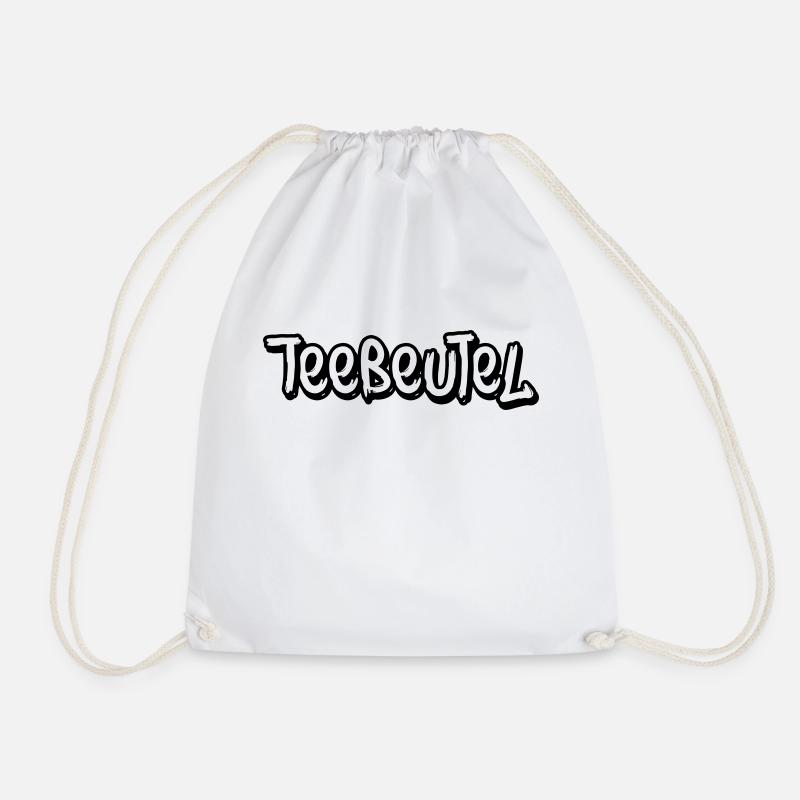teabag - Drawstring Bag - white