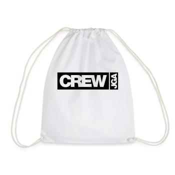 Bachelor Party Crew - Emblem - Drawstring Bag - white - Front
