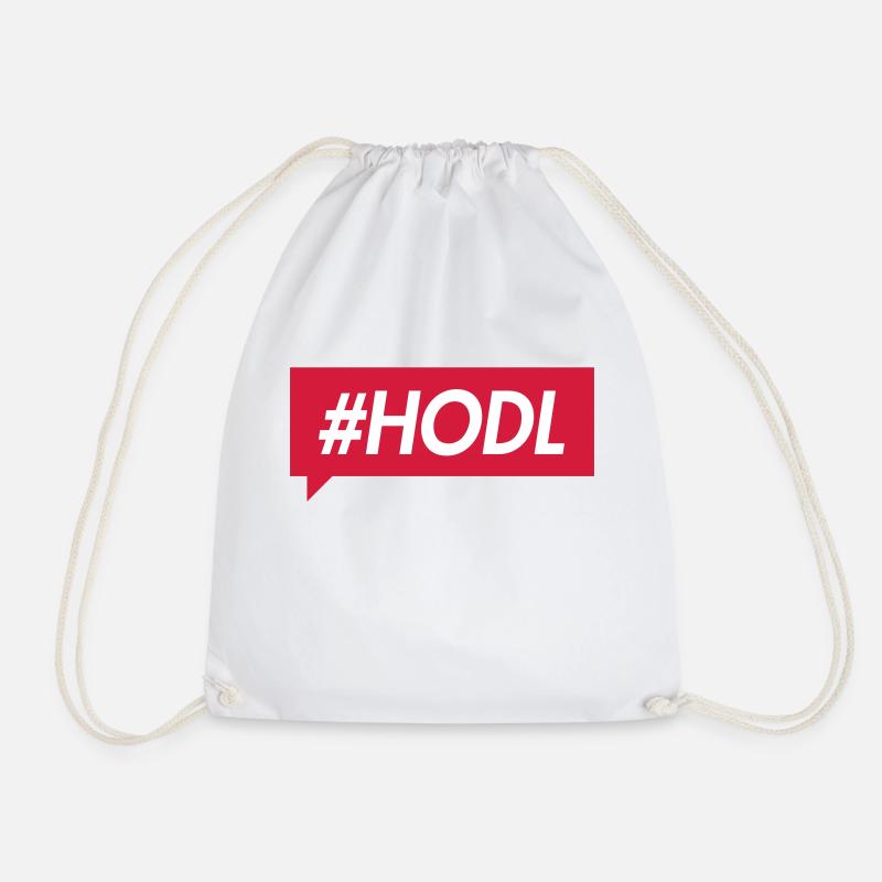 Hashtag HODL - Sac de sport léger - blanc