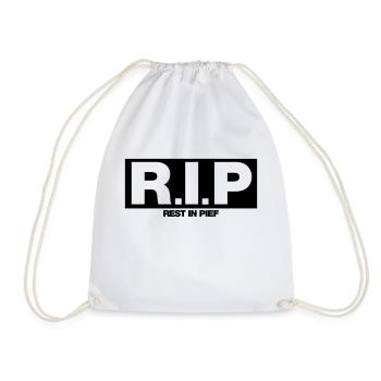 REPOS À PIEF (R.I.P.) - Sac de sport léger - blanc - Devant