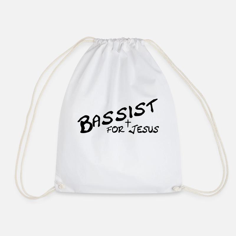 bassist for jesus by csDesign - Turnbeutel - Weiß
