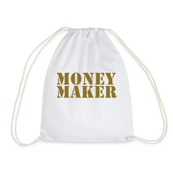 money maker - Turnbeutel - Weiß - Vorne