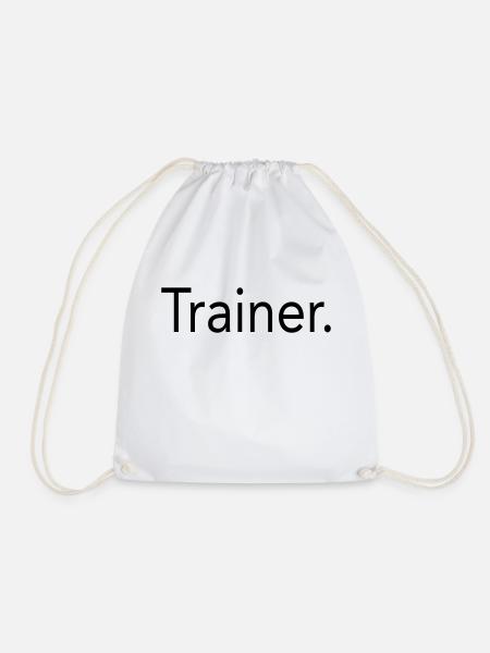 Traineroder Übungsleiter - Turnbeutel - Weiß