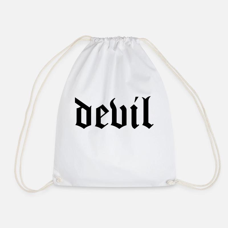 devil - Turnbeutel - Weiß