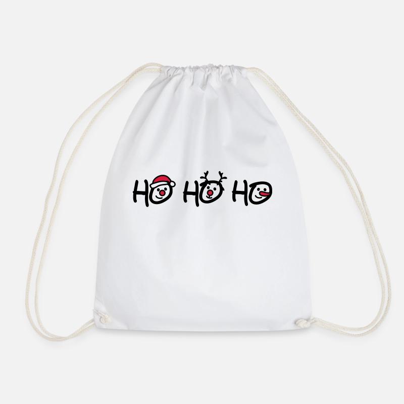 Ho Ho Ho - Turnbeutel - Weiß