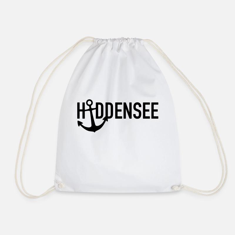 Hiddensee mein Anker - Turnbeutel - Weiß