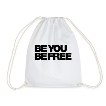 Typo Be You Be Free Diversity hf2 1C - Turnbeutel - Weiß - Vorne