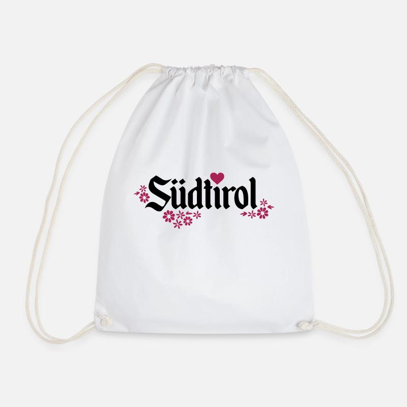 Südtirol - Turnbeutel - Weiß