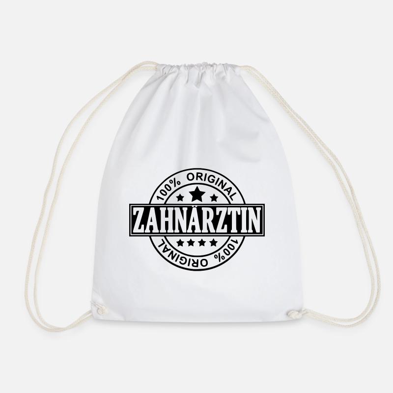 zahnärztin - Turnbeutel - Weiß