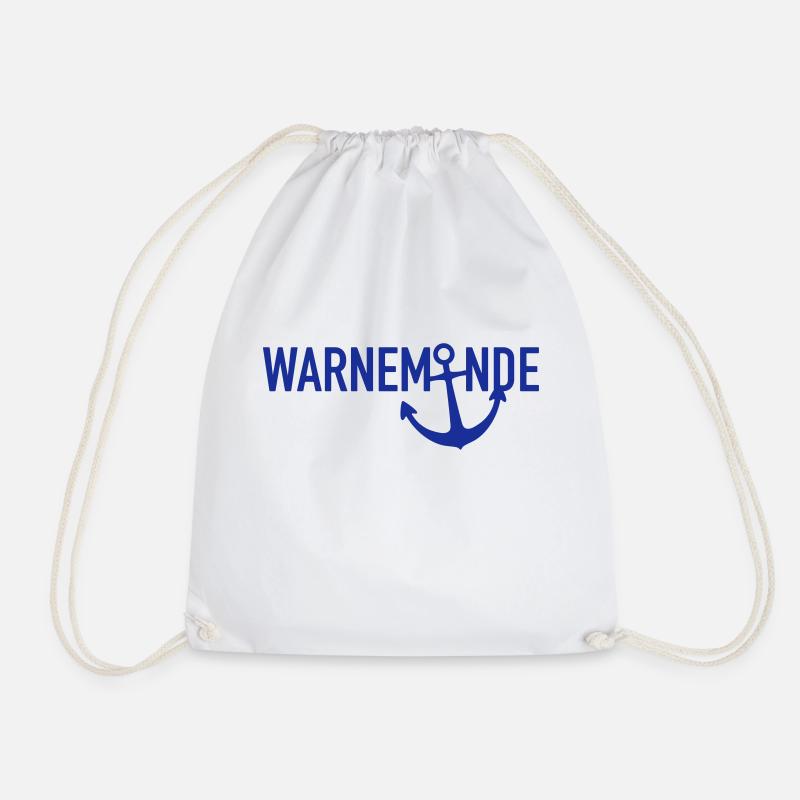 Warnemünde mein Anker - Turnbeutel - Weiß