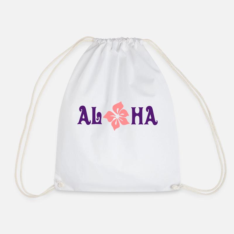 aloha - Turnbeutel - Weiß