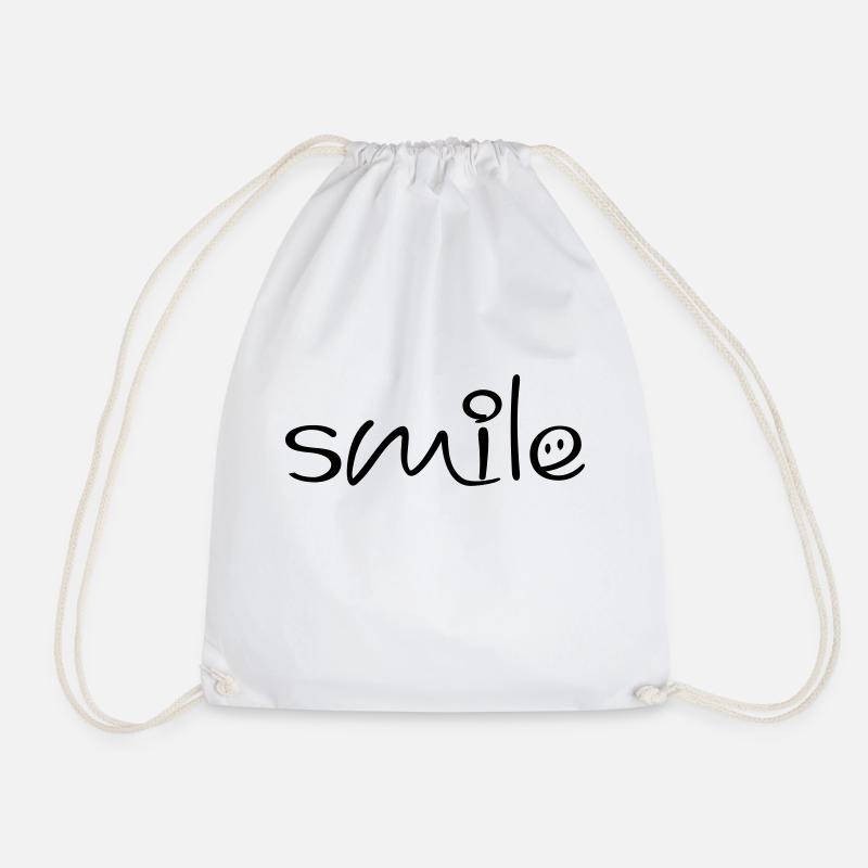 smile - es steht dir gut! - Turnbeutel - Weiß