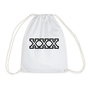 Straight Edge - Turnbeutel - Weiß - Vorne