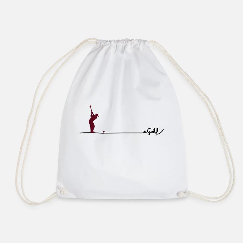 love golf - Turnbeutel - Weiß