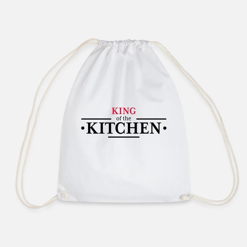 King of the Kitchen - Turnbeutel - Weiß