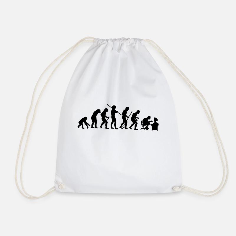 Evolution - Turnbeutel - Weiß