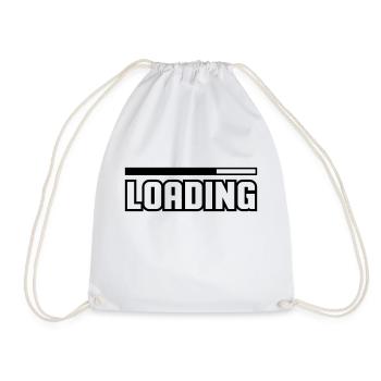 Loading - Drawstring Bag - white - Front
