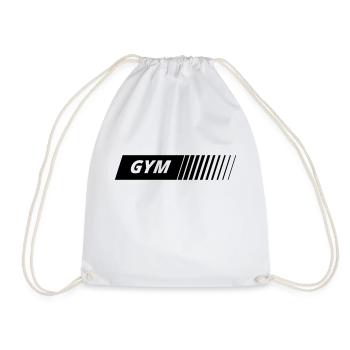 Course de logo de gym - Sac de sport léger - blanc - Devant