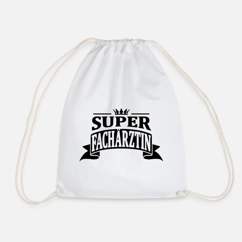 super fachärztin - Turnbeutel - Weiß