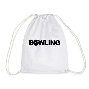 Bowling - Turnbeutel - Weiß - Vorne